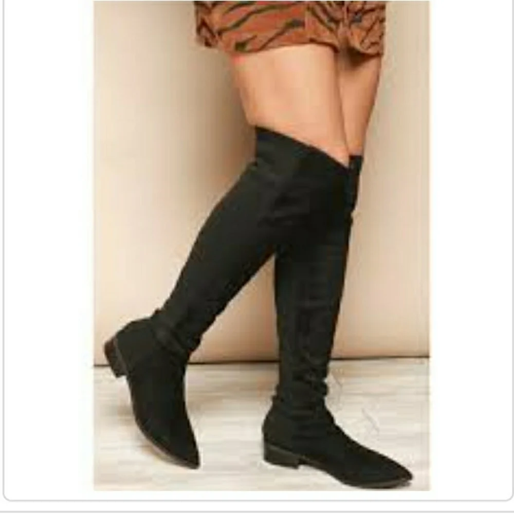 Sexy Chic Steve Madden Black OTK Boots